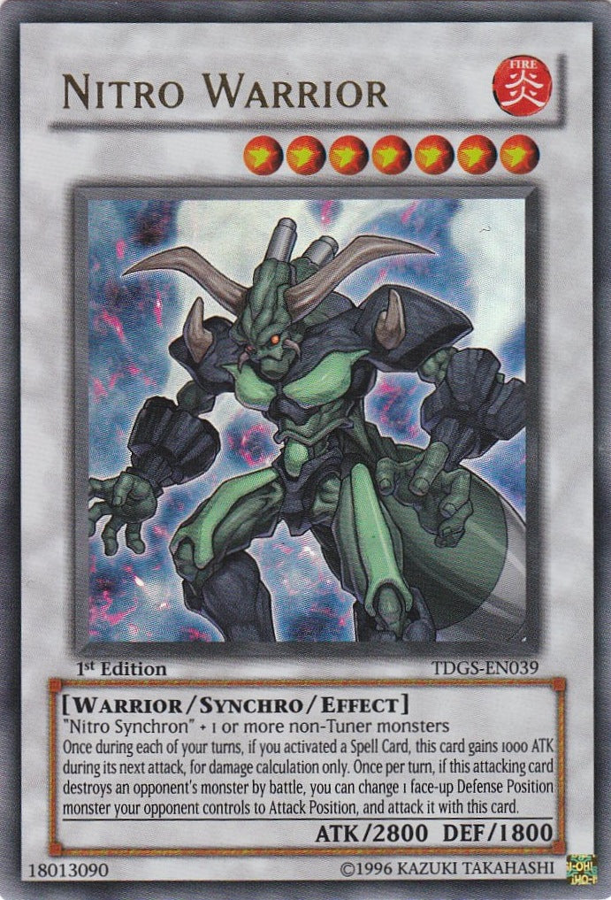 Nitro Warrior [TDGS-EN039] Ultra Rare | Galactic Gamez