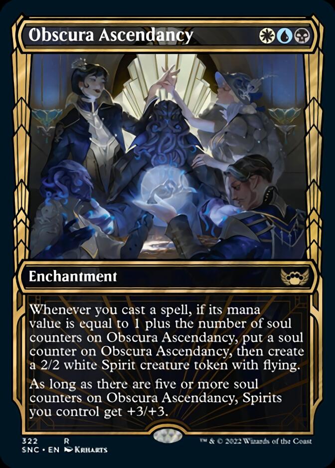 Obscura Ascendancy (Showcase Golden Age) [Streets of New Capenna] | Galactic Gamez