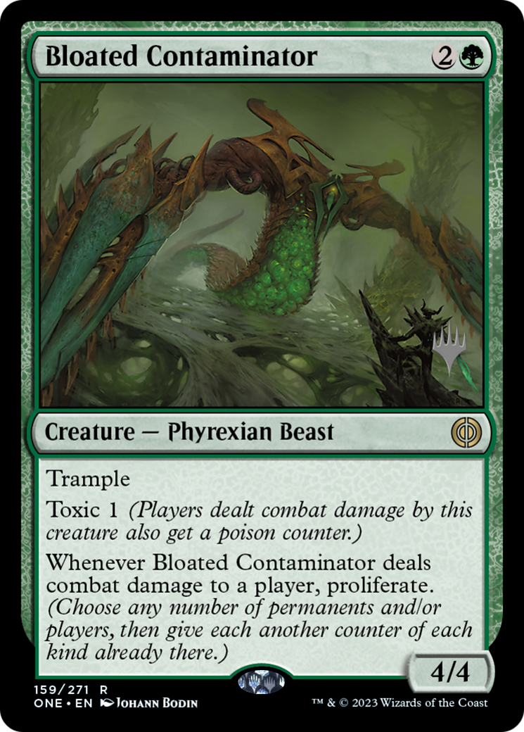 Bloated Contaminator (Promo Pack) [Phyrexia: All Will Be One Promos] | Galactic Gamez