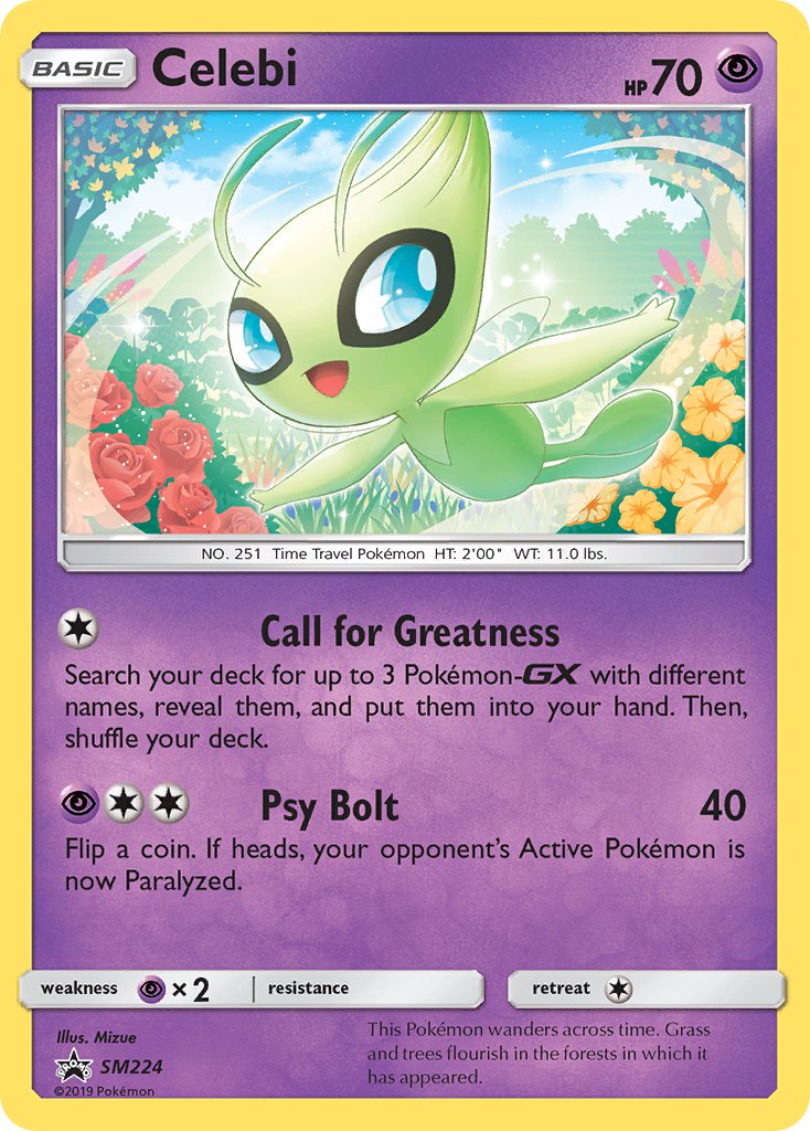 Celebi (SM224) [Sun & Moon: Black Star Promos] | Galactic Gamez