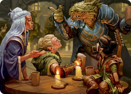 You Meet in a Tavern Art Card [Dungeons & Dragons: Adventures in the Forgotten Realms Art Series] | Galactic Gamez