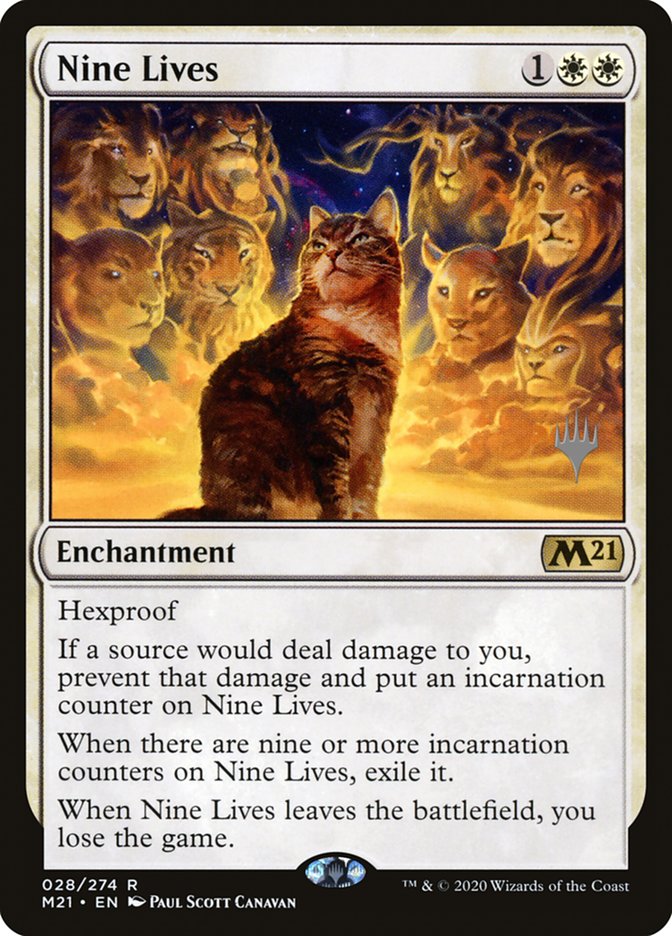 Nine Lives (Promo Pack) [Core Set 2021 Promos] | Galactic Gamez