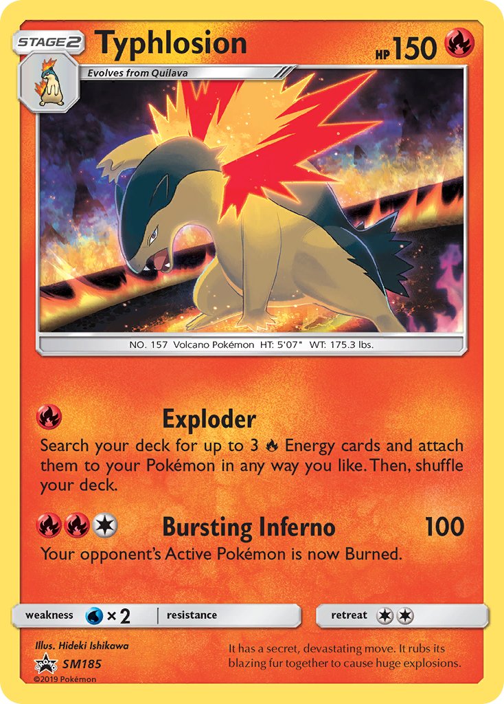 Typhlosion (SM185) [Sun & Moon: Black Star Promos] | Galactic Gamez