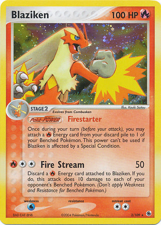 Blaziken (3/109) (Cosmos Holo) [EX: Battle Stadium] | Galactic Gamez