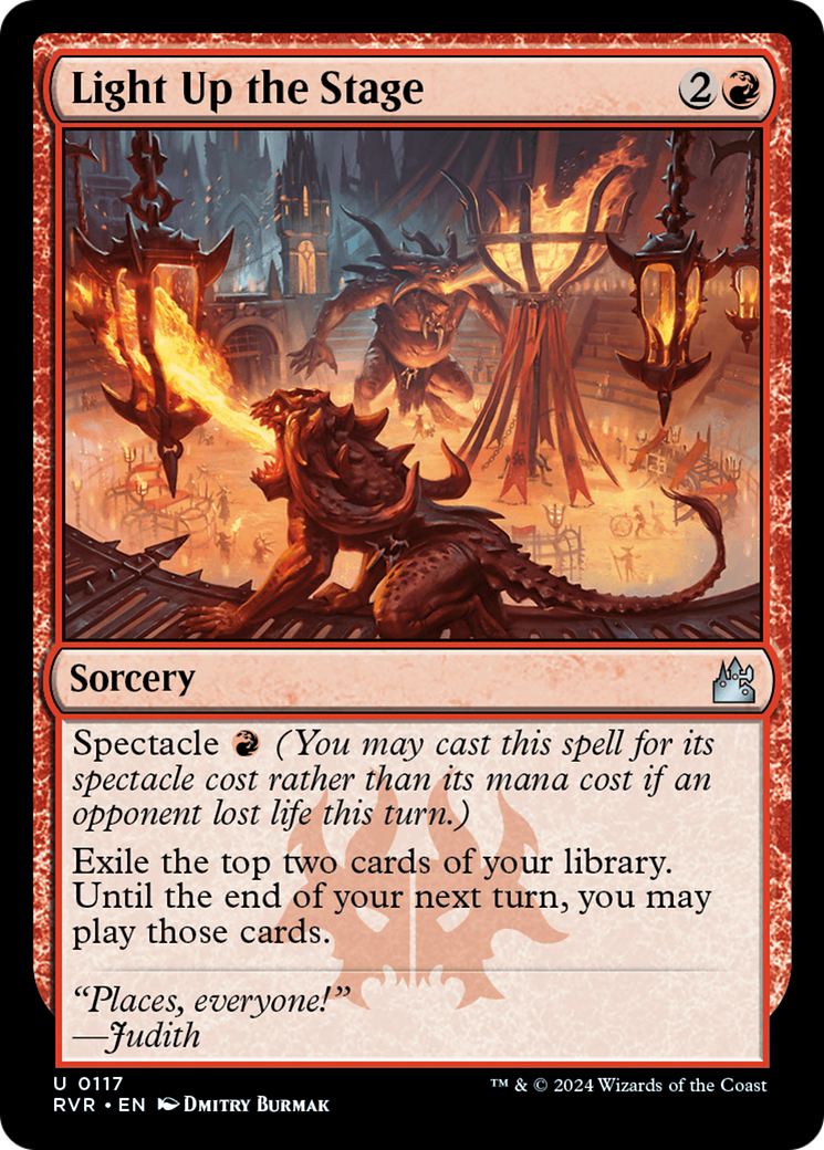 Light Up the Stage [Ravnica Remastered] | Galactic Gamez