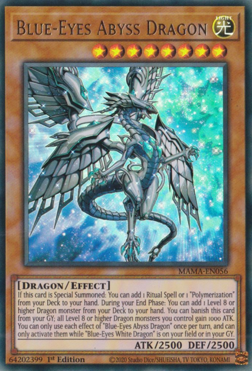 Blue-Eyes Abyss Dragon [MAMA-EN056] Ultra Rare | Galactic Gamez