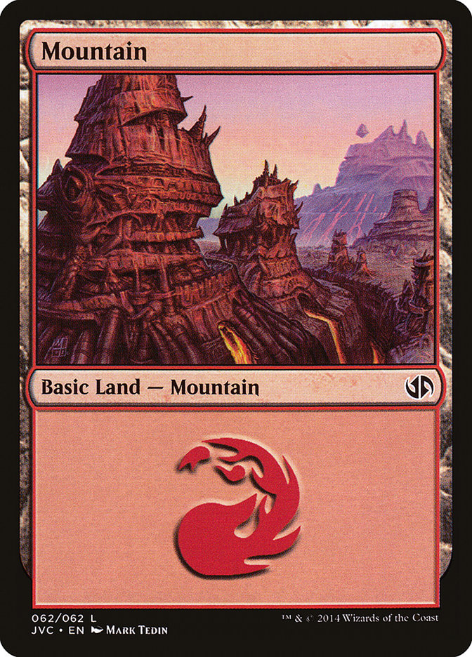 Mountain (62) [Duel Decks Anthology] | Galactic Gamez