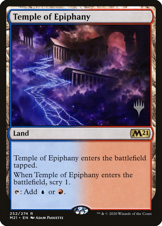 Temple of Epiphany (Promo Pack) [Core Set 2021 Promos] | Galactic Gamez