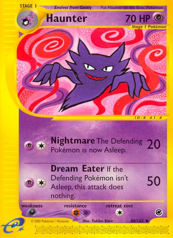 Haunter (80/165) [Expedition: Base Set] | Galactic Gamez