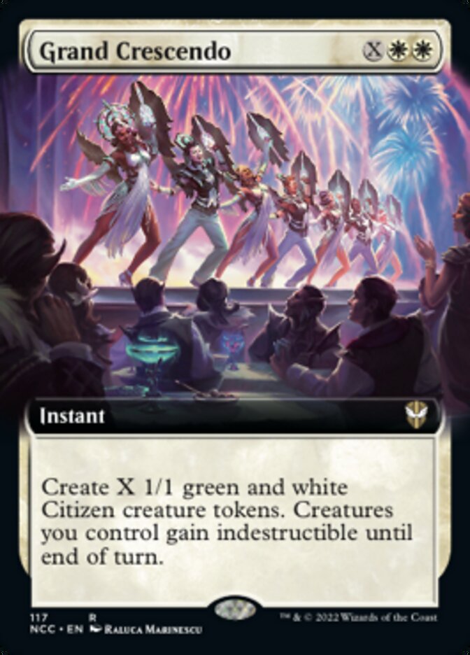 Grand Crescendo (Extended Art) [Streets of New Capenna Commander] | Galactic Gamez