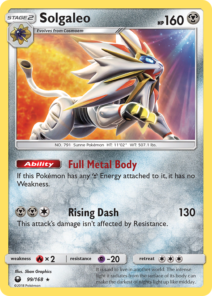 Solgaleo (99/168) [Sun & Moon: Celestial Storm] | Galactic Gamez