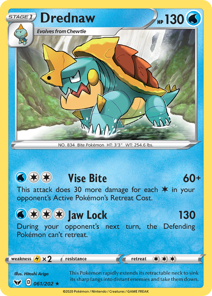 Drednaw (061/202) [Sword & Shield: Base Set] | Galactic Gamez