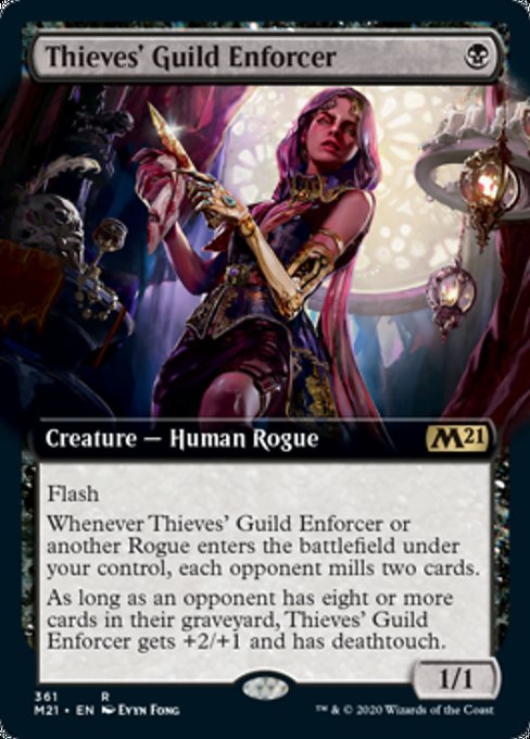 Thieves' Guild Enforcer (Extended Art) [Core Set 2021] | Galactic Gamez