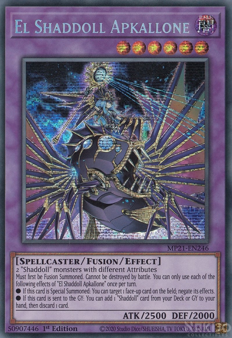 El Shaddoll Apkallone [MP21-EN246] Prismatic Secret Rare | Galactic Gamez