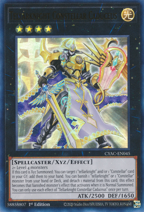 Tellarknight Constellar Caduceus [CYAC-EN045] Ultra Rare | Galactic Gamez