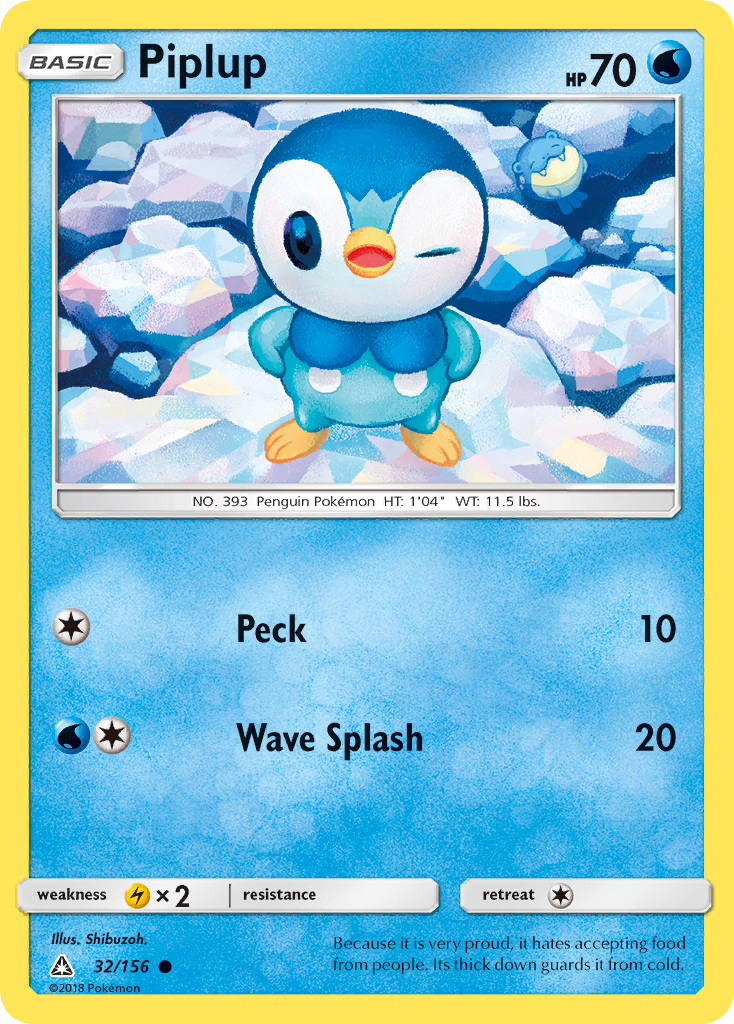 Piplup (32/156) [Sun & Moon: Ultra Prism] | Galactic Gamez