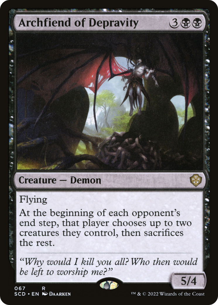 Archfiend of Depravity [Starter Commander Decks] | Galactic Gamez