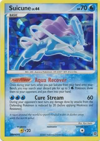 Suicune (19/132) (Cracked Ice Holo) [Diamond & Pearl: Secret Wonders] | Galactic Gamez