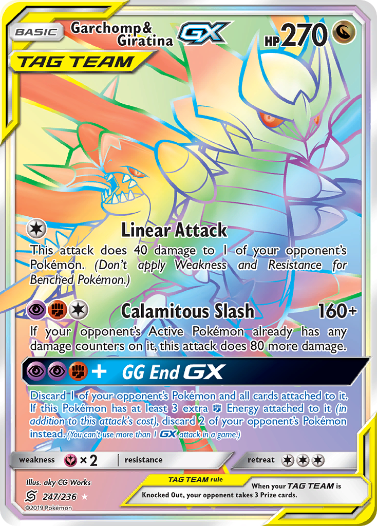 Garchomp & Giratina GX (247/236) [Sun & Moon: Unified Minds] | Galactic Gamez