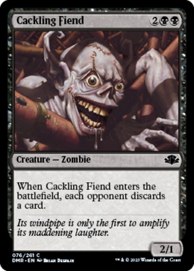 Cackling Fiend [Dominaria Remastered] | Galactic Gamez