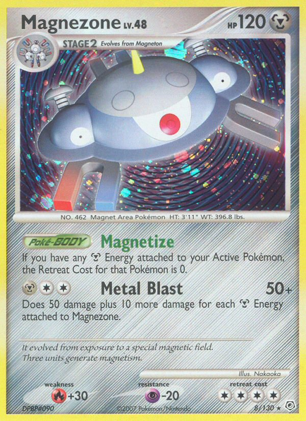 Magnezone (8/130) [Diamond & Pearl: Base Set] | Galactic Gamez