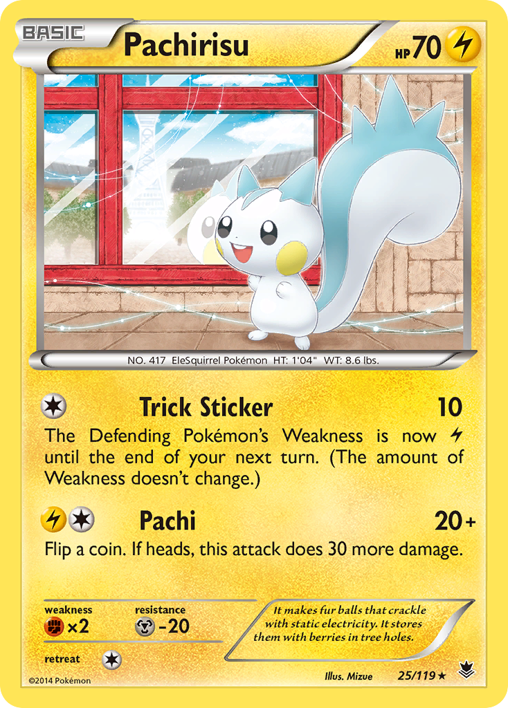 Pachirisu (25/119) [XY: Phantom Forces] | Galactic Gamez