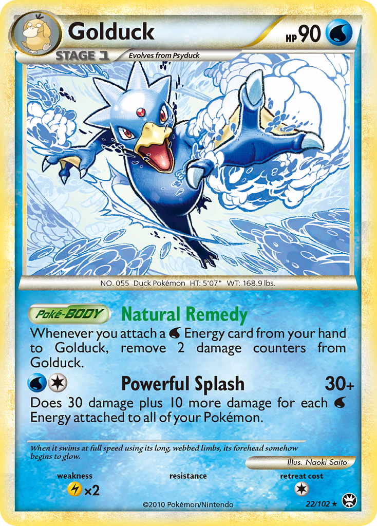 Golduck (22/102) [HeartGold & SoulSilver: Triumphant] | Galactic Gamez