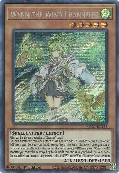 Wynn the Wind Channeler [MP21-EN158] Prismatic Secret Rare | Galactic Gamez