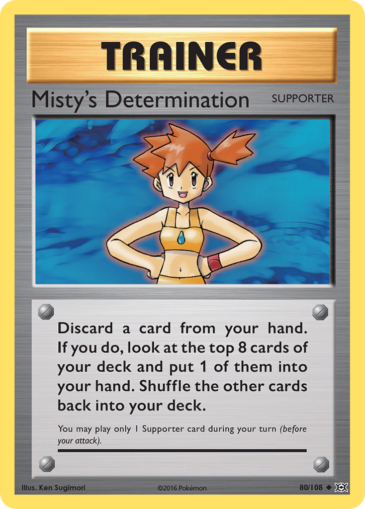 Misty's Determination (80/108) [XY: Evolutions] | Galactic Gamez