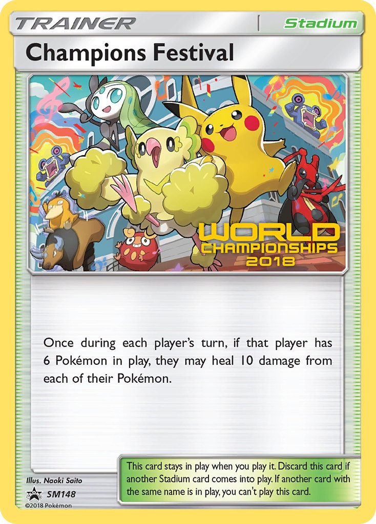 Champions Festival (SM148) (2018 Top Semi Finalist) [Sun & Moon: Black Star Promos] | Galactic Gamez