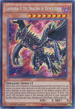 Gandora-X the Dragon of Demolition [MVP1-ENS49] Secret Rare | Galactic Gamez