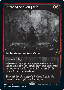 Curse of Shaken Faith [Innistrad: Double Feature] | Galactic Gamez