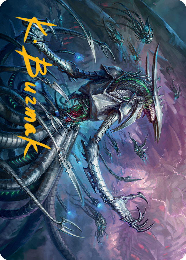 Jin-Gitaxias Art Card (Gold-Stamped Signature) [March of the Machine Art Series] | Galactic Gamez