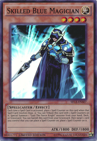 Skilled Blue Magician (SE) [SECE-ENS07] Super Rare | Galactic Gamez
