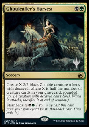 Ghoulcaller's Harvest (Promo Pack) [Innistrad: Midnight Hunt Promos] | Galactic Gamez