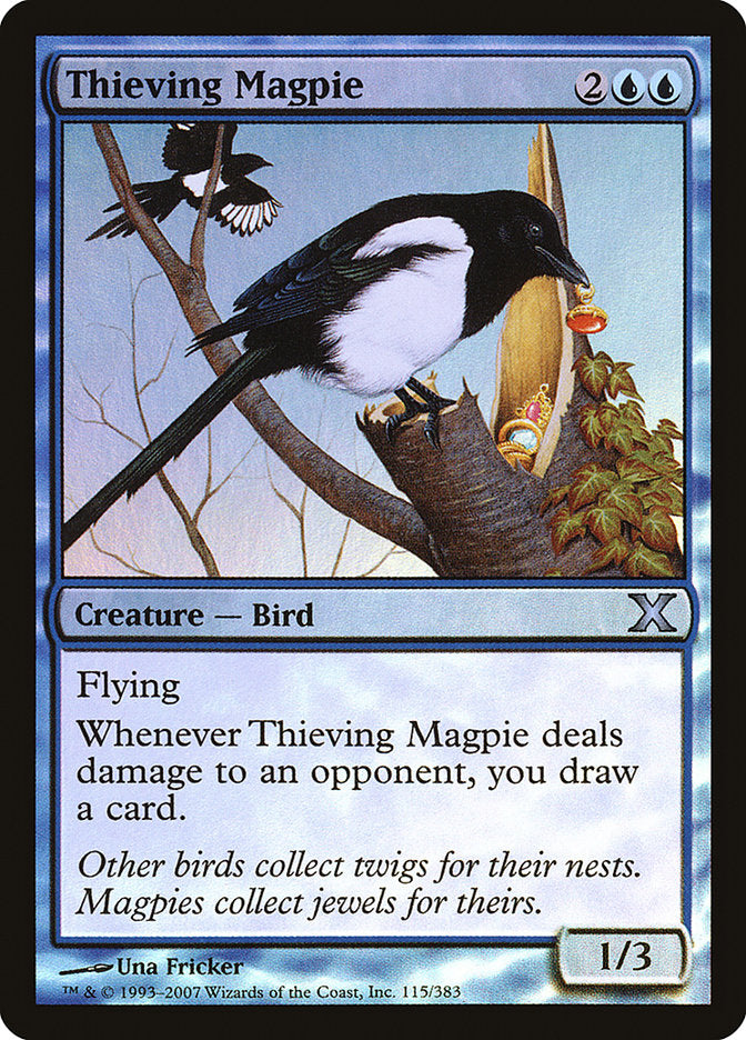 Thieving Magpie (Premium Foil) [Tenth Edition] | Galactic Gamez