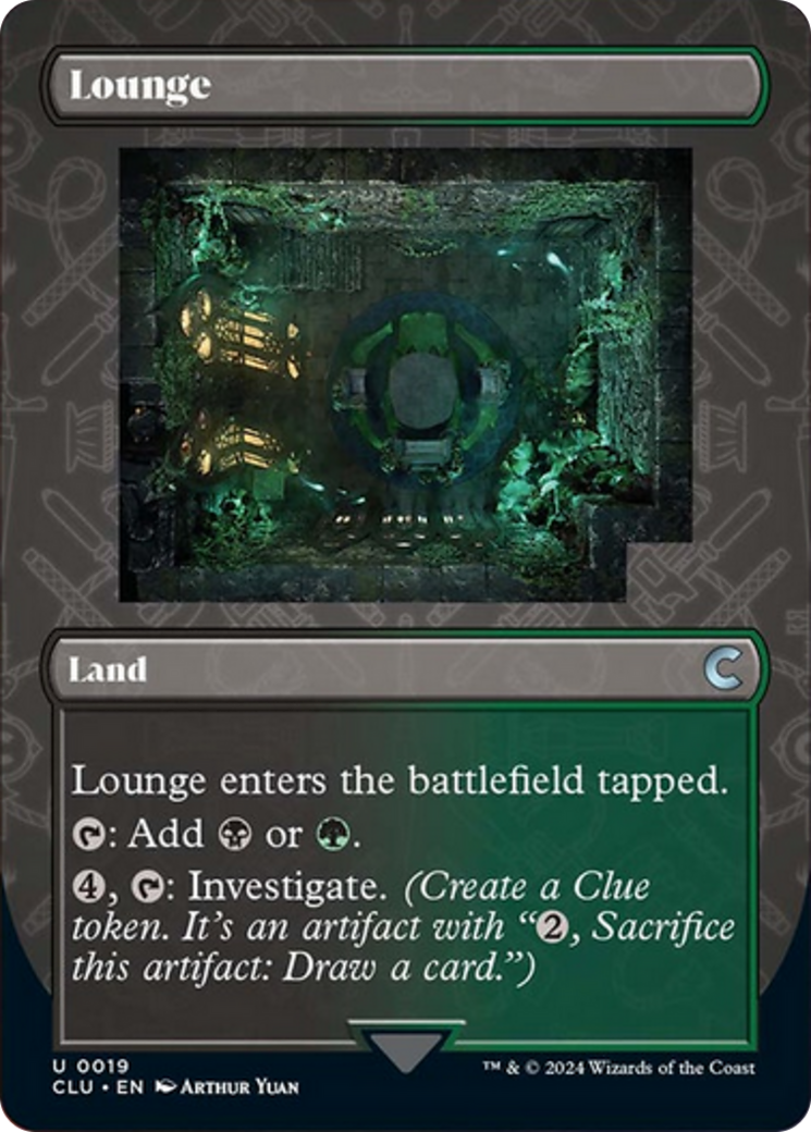 Lounge (Borderless) [Ravnica: Clue Edition] | Galactic Gamez