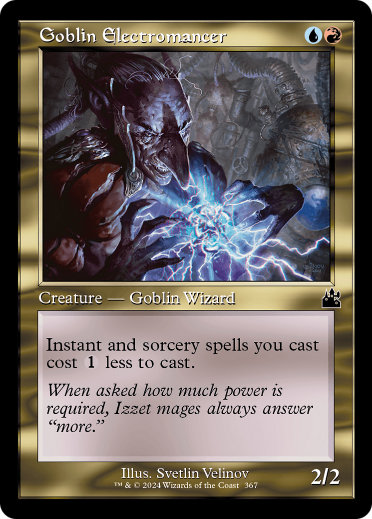 Goblin Electromancer (Retro Frame) [Ravnica Remastered] | Galactic Gamez