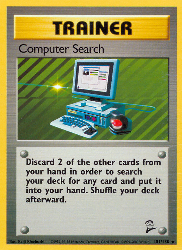 Computer Search (101/130) [Base Set 2] | Galactic Gamez