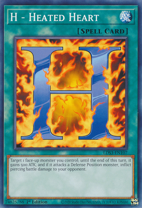 H - Heated Heart [LDS3-EN107] Common | Galactic Gamez