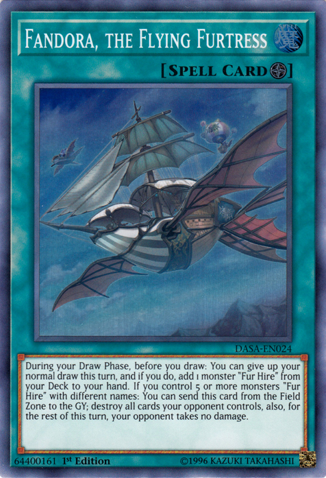 Fandora, the Flying Furtress [DASA-EN024] Super Rare | Galactic Gamez