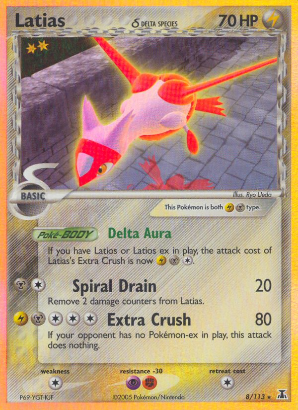 Latias (8/113) (Delta Species) [EX: Delta Species] | Galactic Gamez