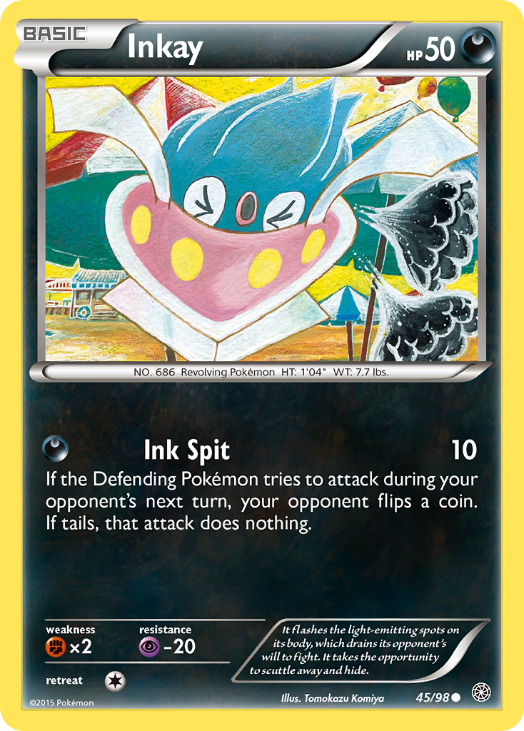 Inkay (45/98) [XY: Ancient Origins] | Galactic Gamez