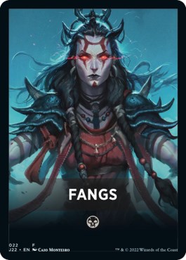 Fangs Theme Card [Jumpstart 2022 Front Cards] | Galactic Gamez