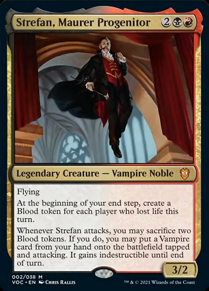 Strefan, Maurer Progenitor (Display Commander) [Innistrad: Crimson Vow Commander] | Galactic Gamez