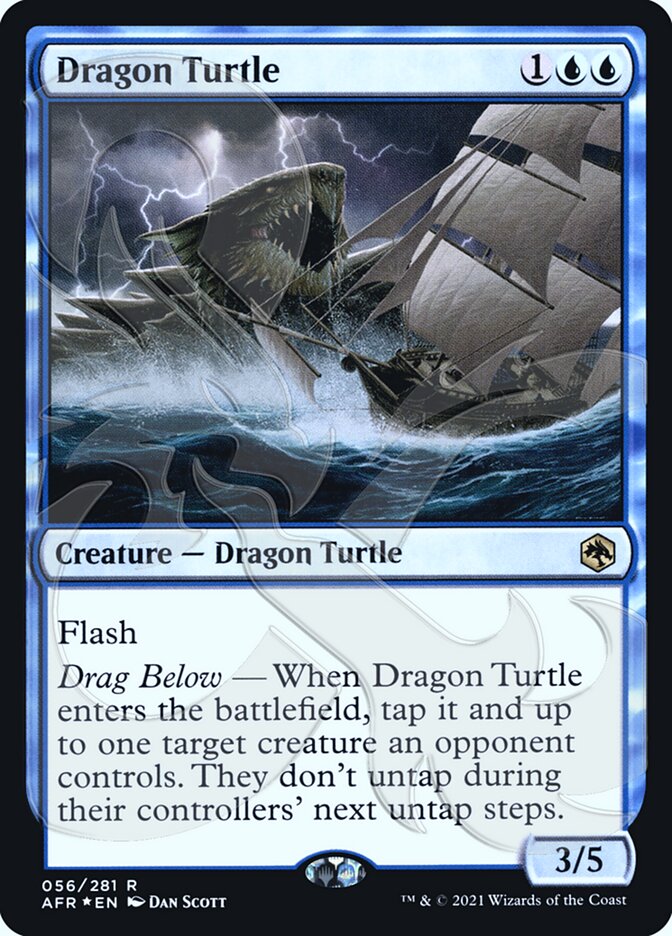 Dragon Turtle (Ampersand Promo) [Dungeons & Dragons: Adventures in the Forgotten Realms Promos] | Galactic Gamez