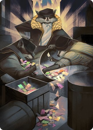 Masked Bandits Art Card [Streets of New Capenna Art Series] | Galactic Gamez