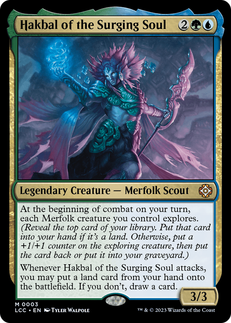 Hakbal of the Surging Soul [The Lost Caverns of Ixalan Commander] | Galactic Gamez