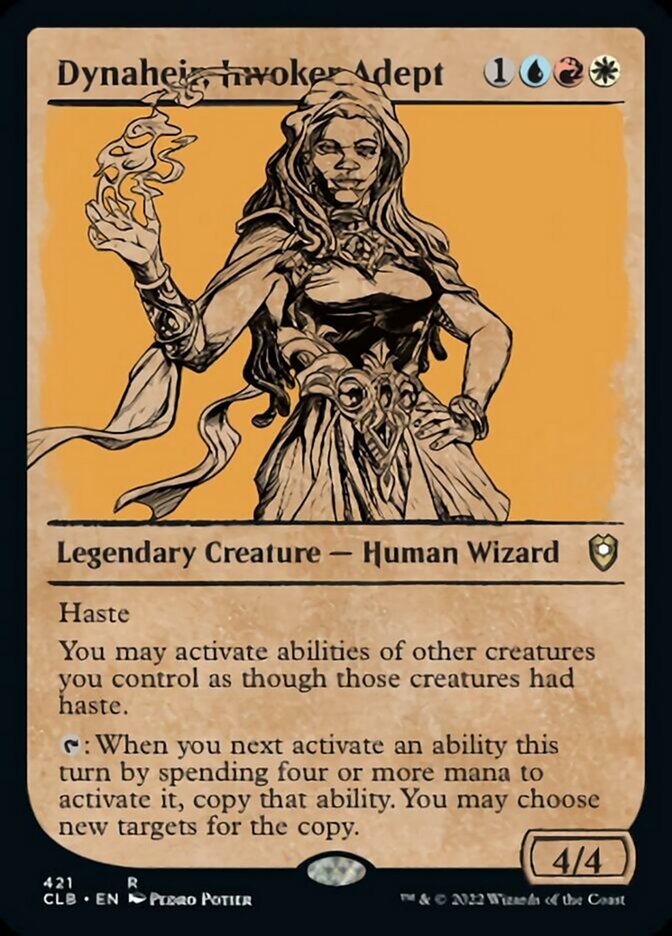Dynaheir, Invoker Adept (Showcase) [Commander Legends: Battle for Baldur's Gate] | Galactic Gamez