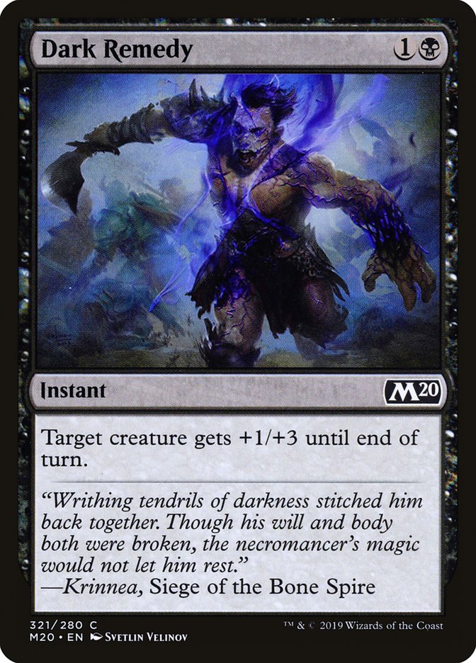Dark Remedy [Core Set 2020] | Galactic Gamez